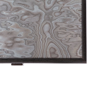 Manopoulos Pearly Grey Vavona with Black Oak Backgammon (11)