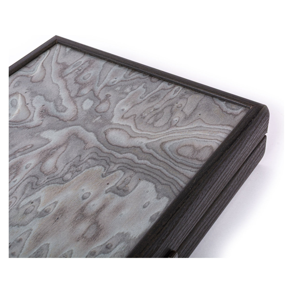Manopoulos Pearly Grey Vavona with Black Oak Backgammon (12)