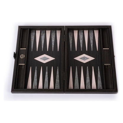 Manopoulos Pearly Grey Vavona with Black Oak Backgammon (13)