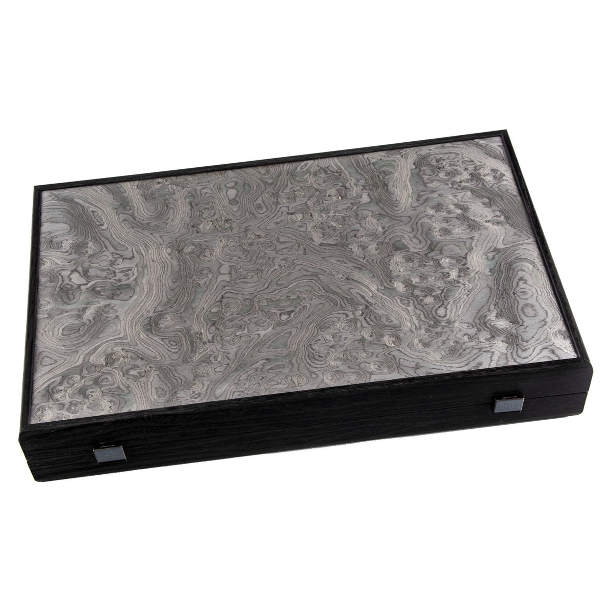 Manopoulos Pearly Grey Vavona with Black Oak Backgammon (3)