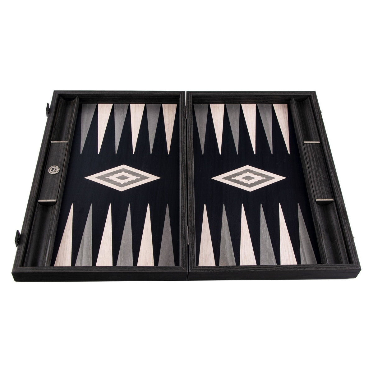 Manopoulos Pearly Grey Vavona with Black Oak Backgammon (4)