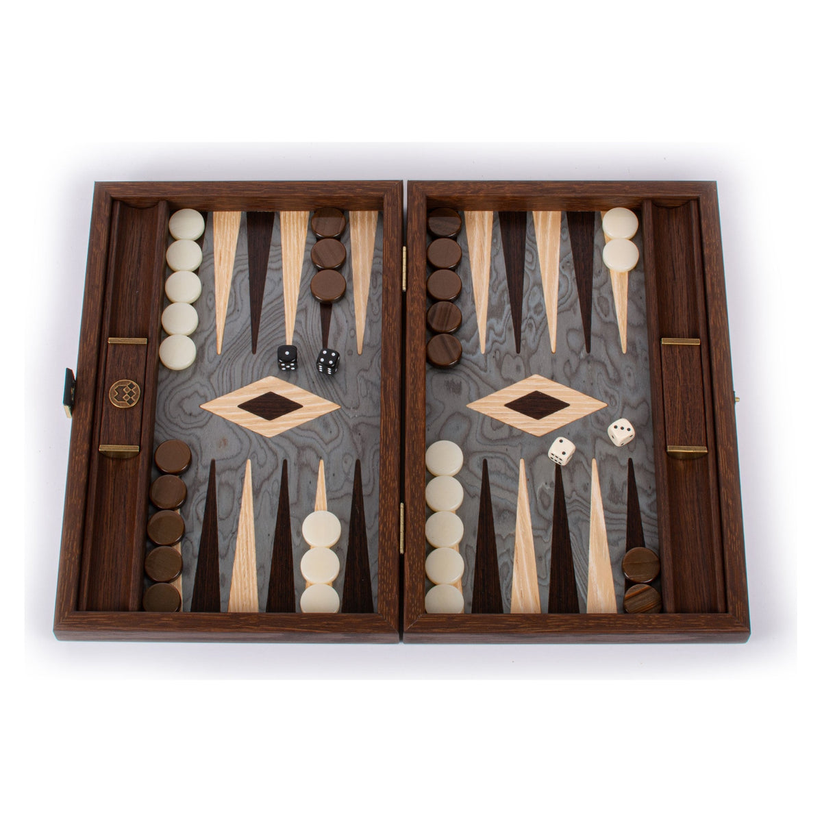 Manopoulos Pearly Grey Vavona Backgammon (2)