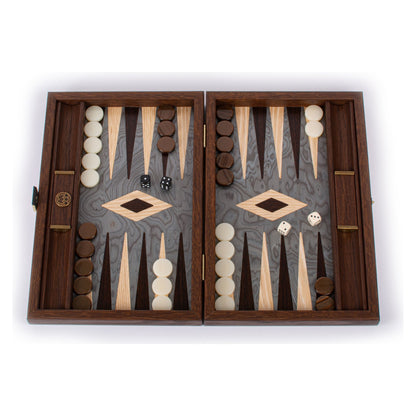 Manopoulos Pearly Grey Vavona Backgammon (2)