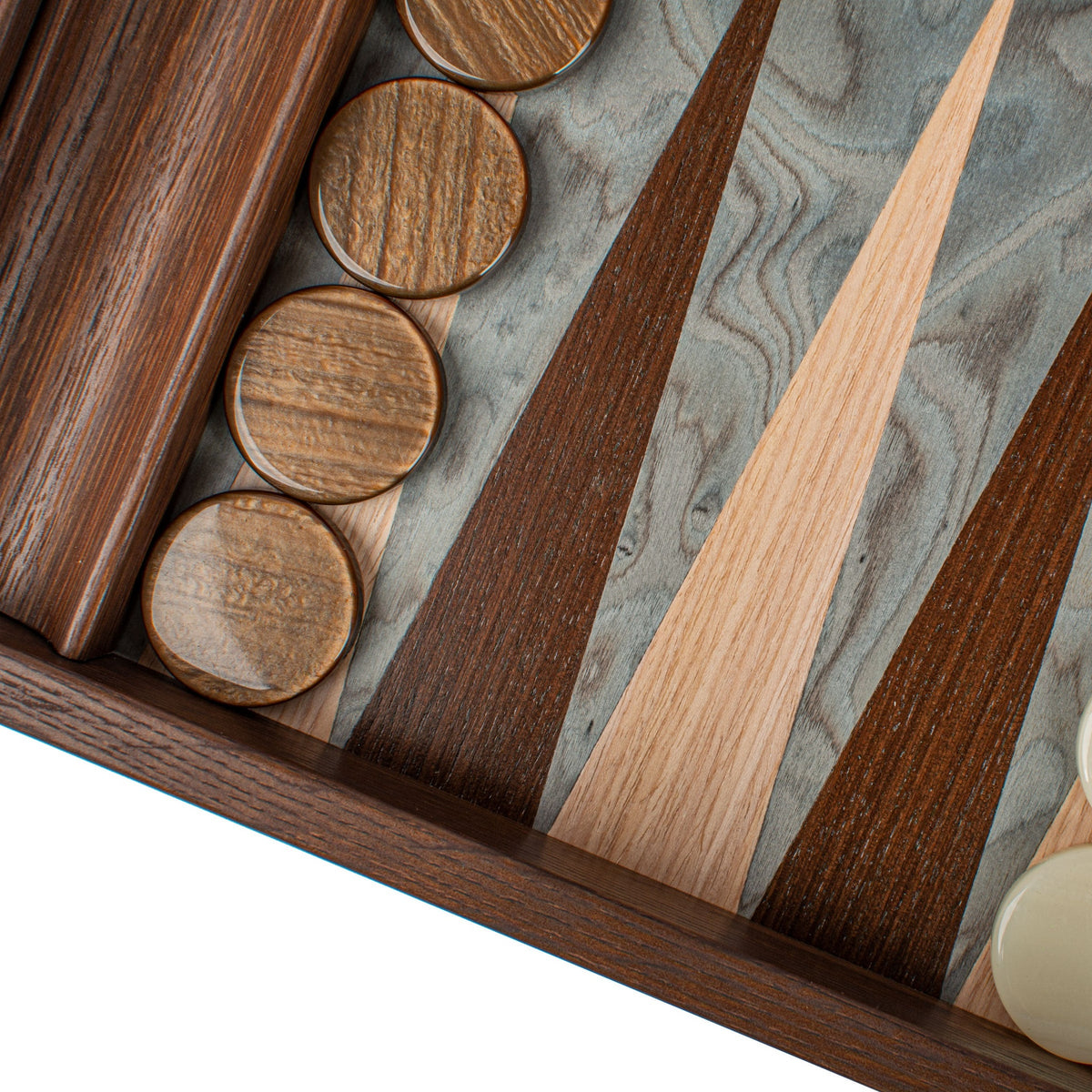 Manopoulos Pearly Grey Vavona Backgammon (9)