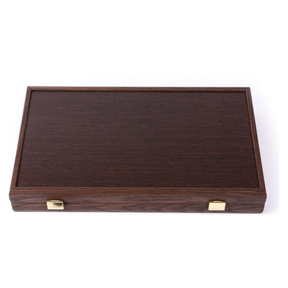 Manopoulos Wenge with Walnut Burl Backgammon (10)