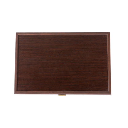 Manopoulos Wenge with Walnut Burl Backgammon (19)