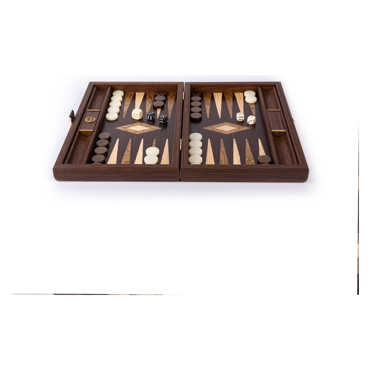 Manopoulos Wenge with Walnut Burl Backgammon (26)