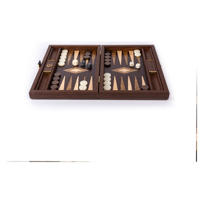 Manopoulos Wenge with Walnut Burl Backgammon (26)