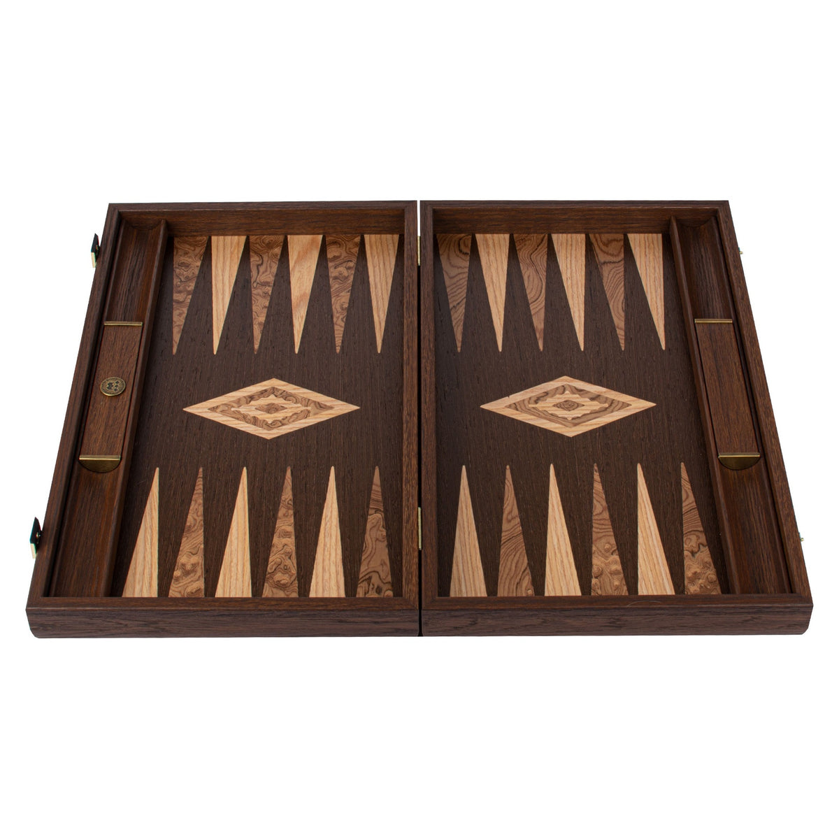 Manopoulos Wenge with Walnut Burl Backgammon (5)