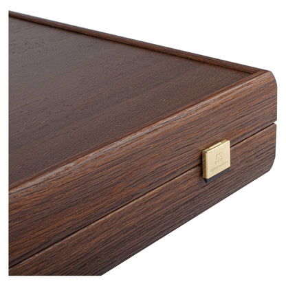 Manopoulos Wenge with Walnut Burl Backgammon (8)