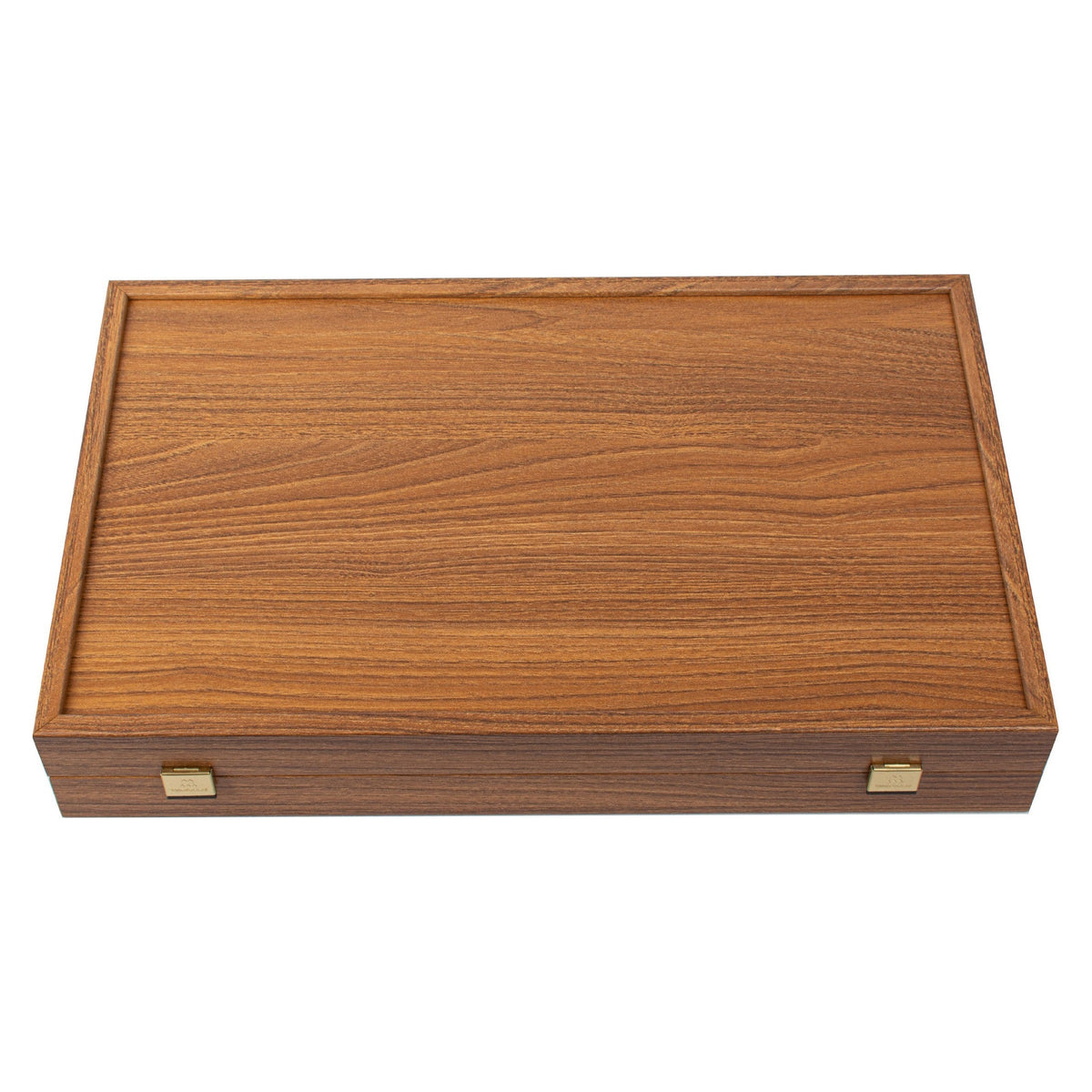 Manopoulos Oak-walnut Backgammon Replica With Side Racks (3)