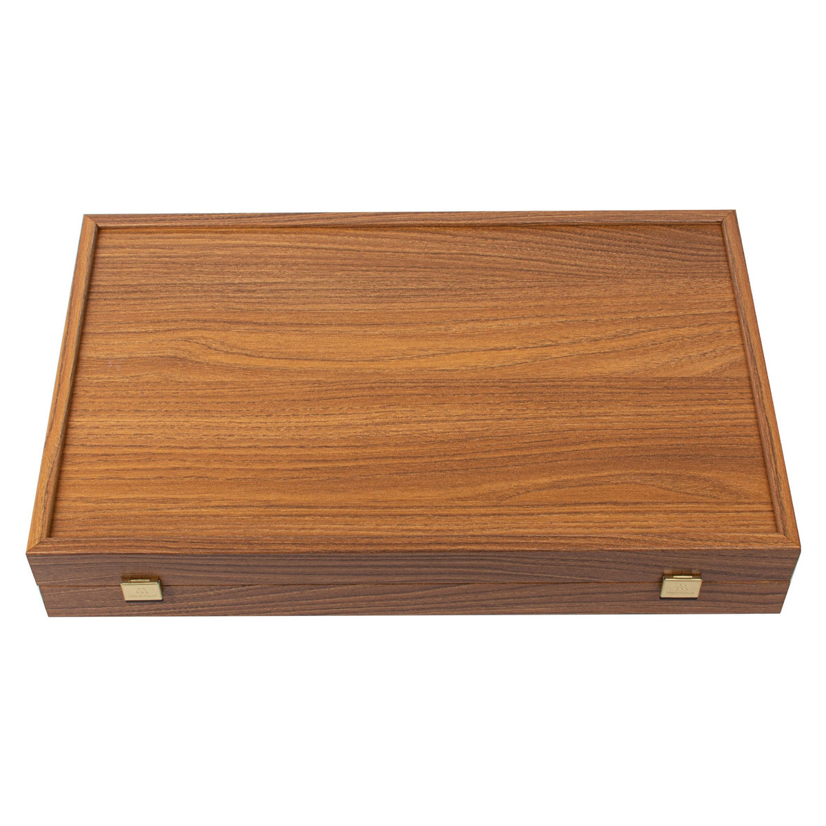 Manopoulos Walnut Backgammon Replica With Side Racks (3)