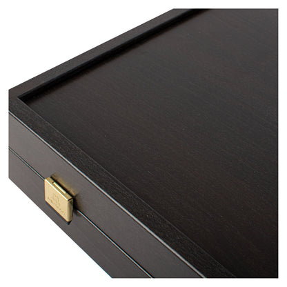 Manopoulos Wenge Backgammon Replica With Side Racks (4)