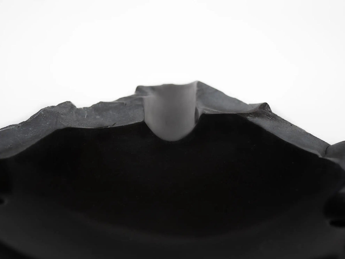 Ashtray Nero Belgio Marble - Hand Carved