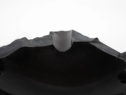 Ashtray Nero Belgio Marble - Hand Carved