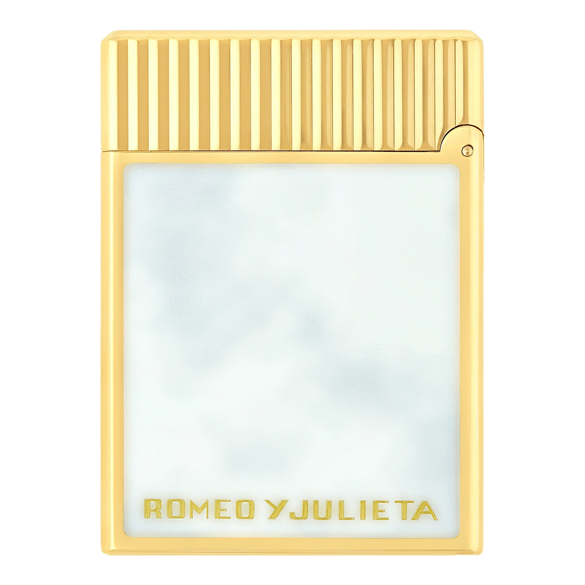 S.T. Dupont Romeo Y Julieta - Lacquered Lighter White — angle view