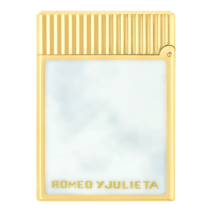 S.T. Dupont Romeo Y Julieta - Lacquered Lighter White — angle view