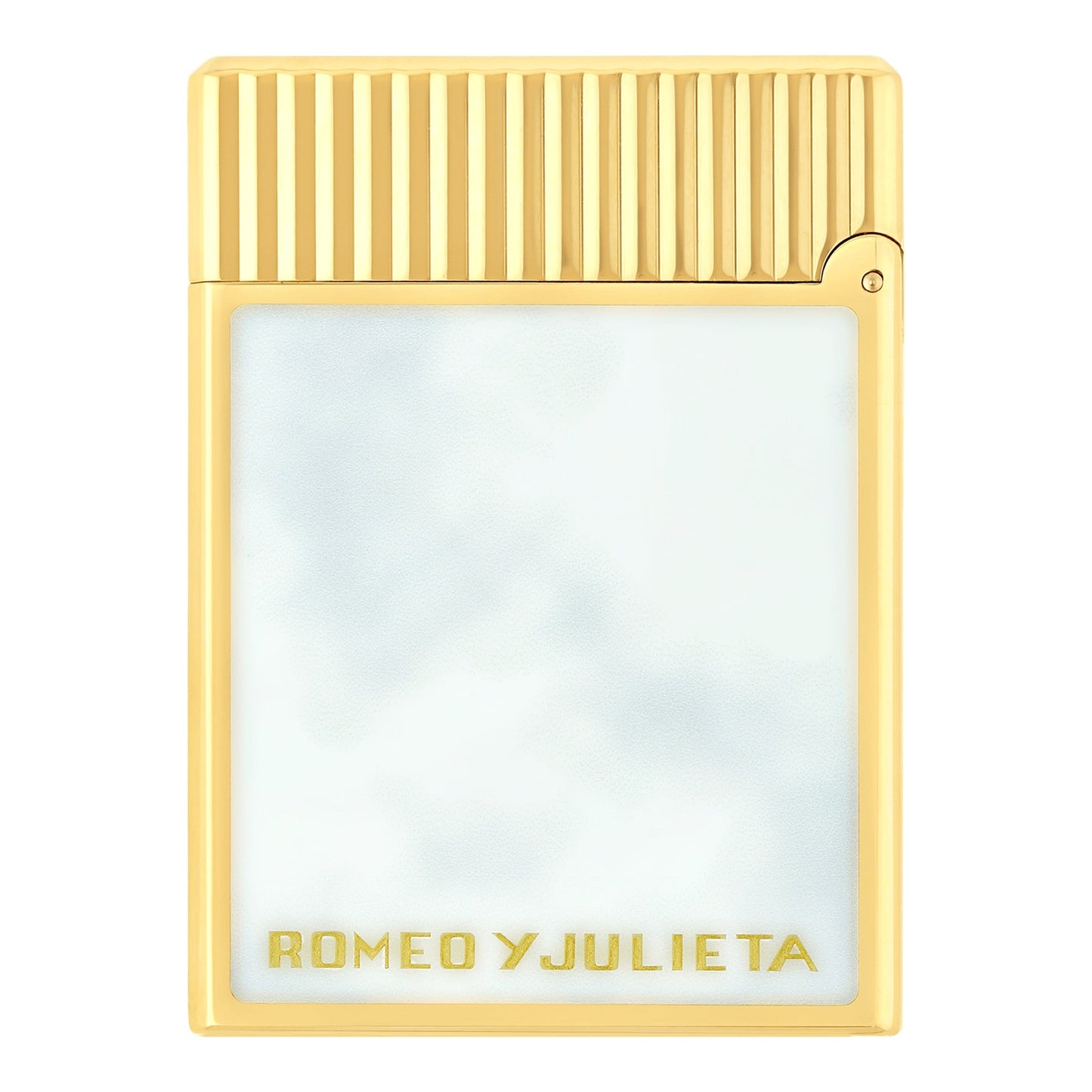 S.T. Dupont Romeo Y Julieta - Lacquered Lighter White — angle view