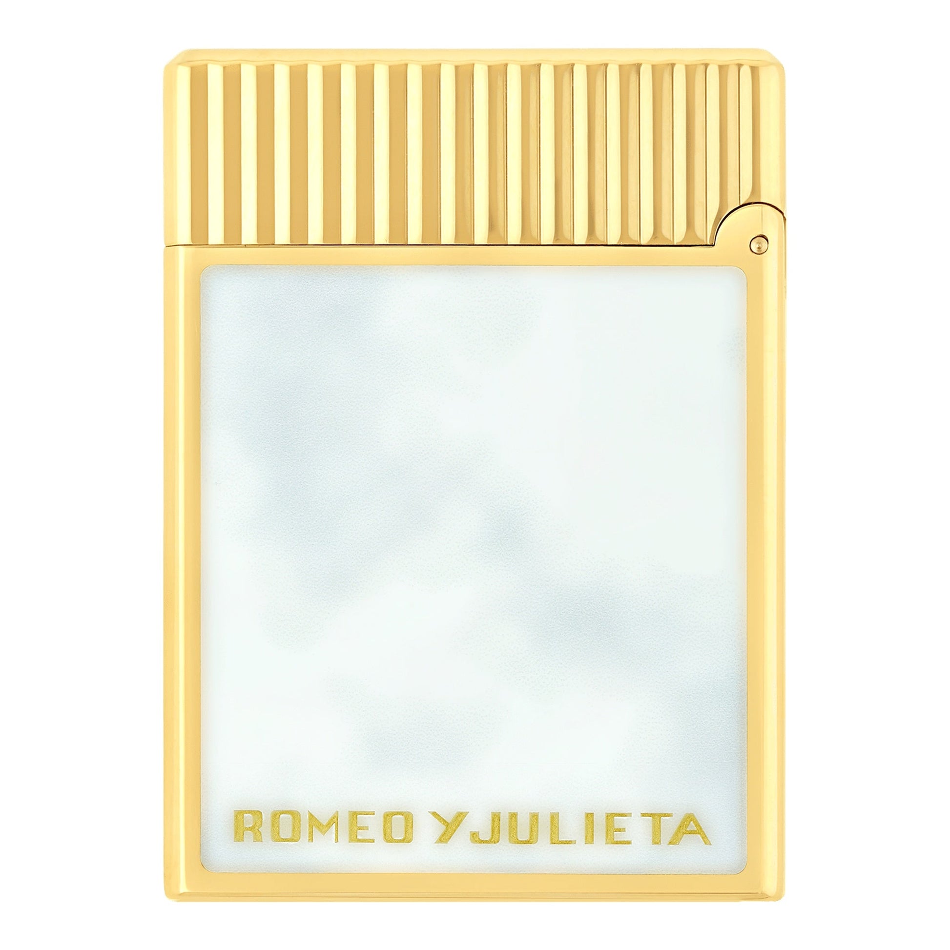 S.T. Dupont Romeo Y Julieta - Lacquered Lighter White — angle view