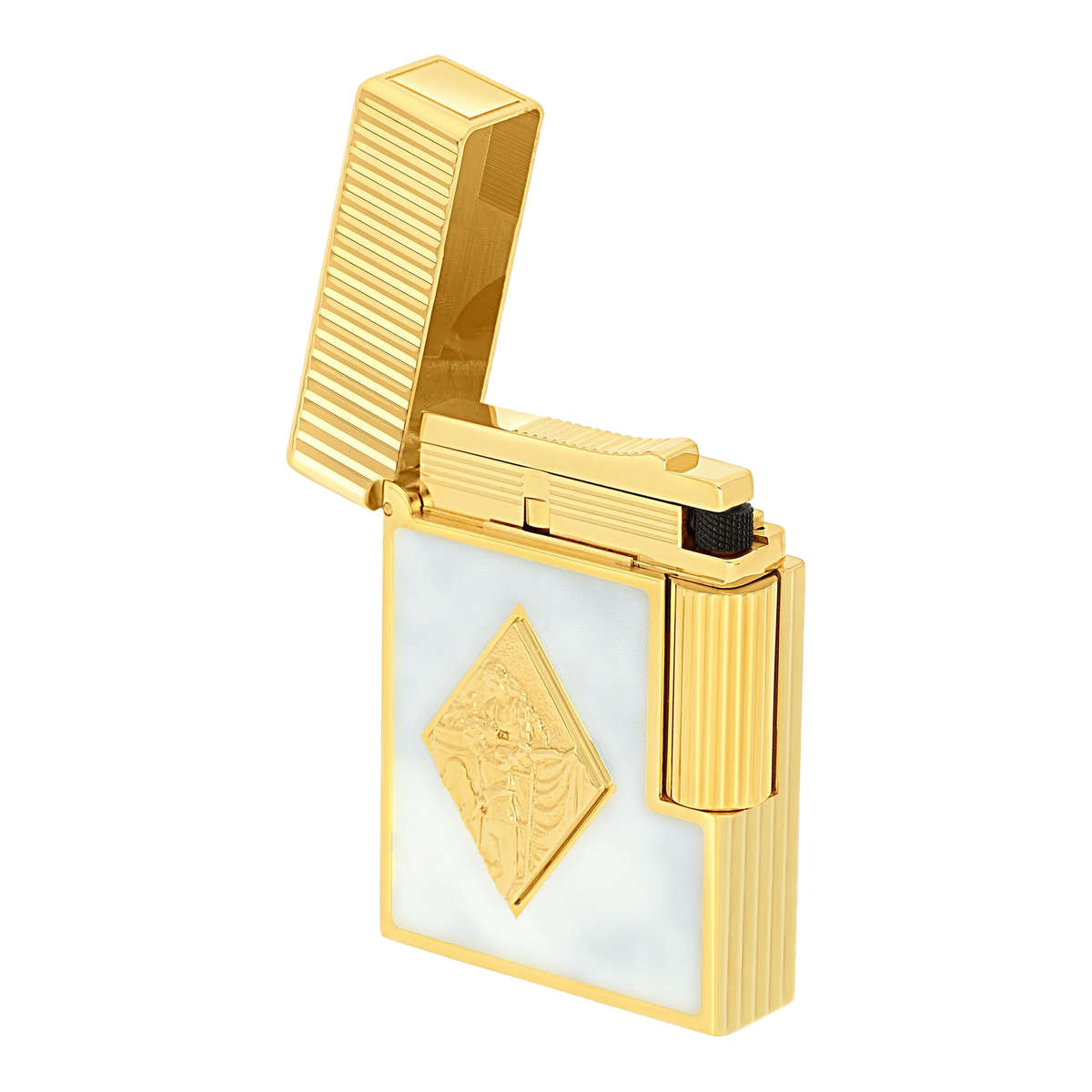 S.T. Dupont Romeo Y Julieta - Lacquered Lighter White — detail view