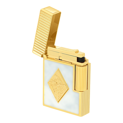 S.T. Dupont Romeo Y Julieta - Lacquered Lighter White — detail view
