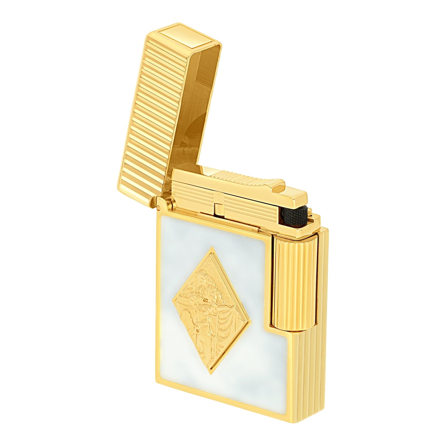 S.T. Dupont Romeo Y Julieta - Lacquered Lighter White — detail view