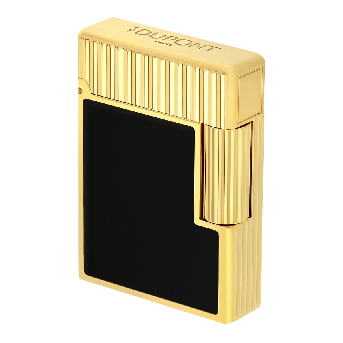 S.T. Dupont Ligne 1 - Laque Noir - Yellow Gold — detail view