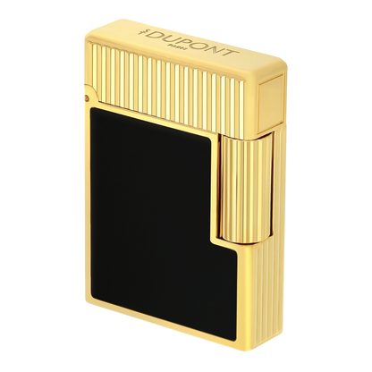 S.T. Dupont Ligne 1 - Laque Noir - Yellow Gold — detail view