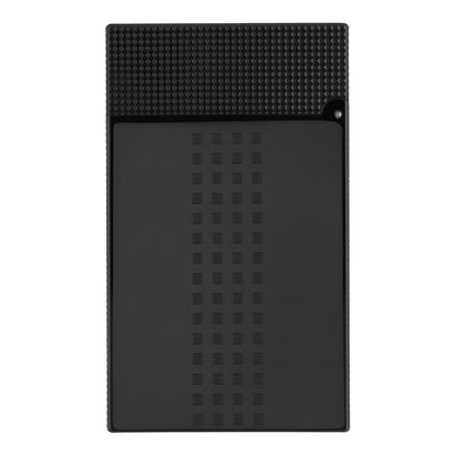 S.T. Dupont Behike - Ligne 2 Matt Black Lighter — angle view