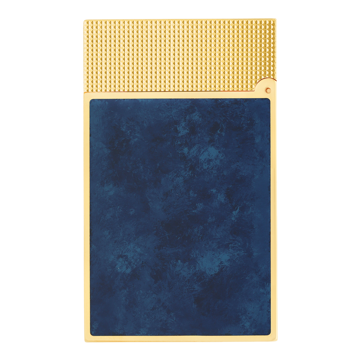 Briquet S.T. Dupont Ligne 2 popote bleu & or jaune autre vue