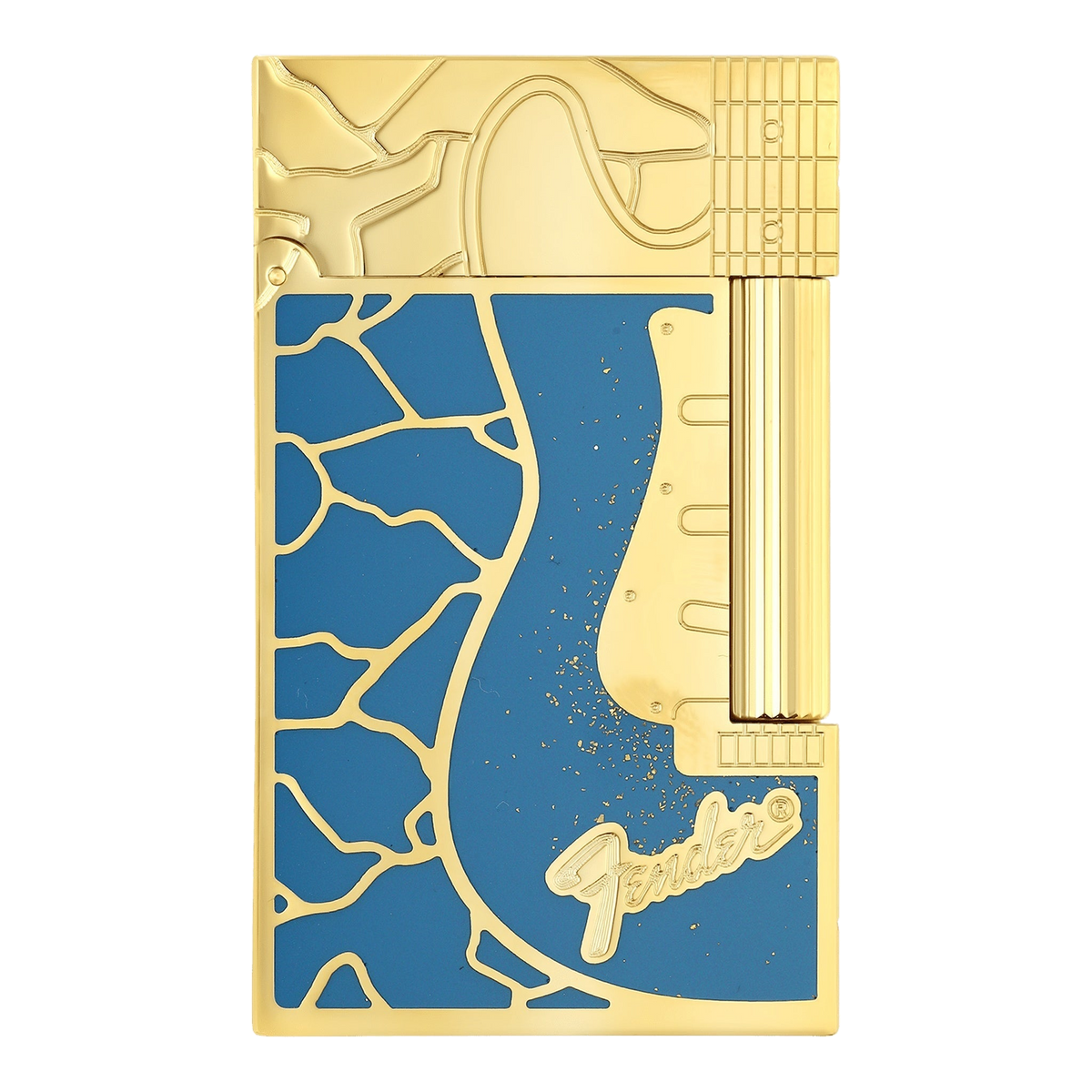 S.T. Dupont Fender - Ligne 2 laque bleue