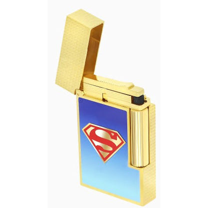 DC COMICS "SUPERMAN" - LIGNE 2 LAQUE BRILLANTE BLEUE DÉGRADÉE SHINY GRADIENT BLUE LACQUER OR JAUNE YELLOW GOLD