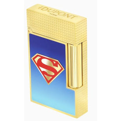 DC COMICS "SUPERMAN" - LIGNE 2 LAQUE BRILLANTE BLEUE DÉGRADÉE SHINY GRADIENT BLUE LACQUER OR JAUNE YELLOW GOLD