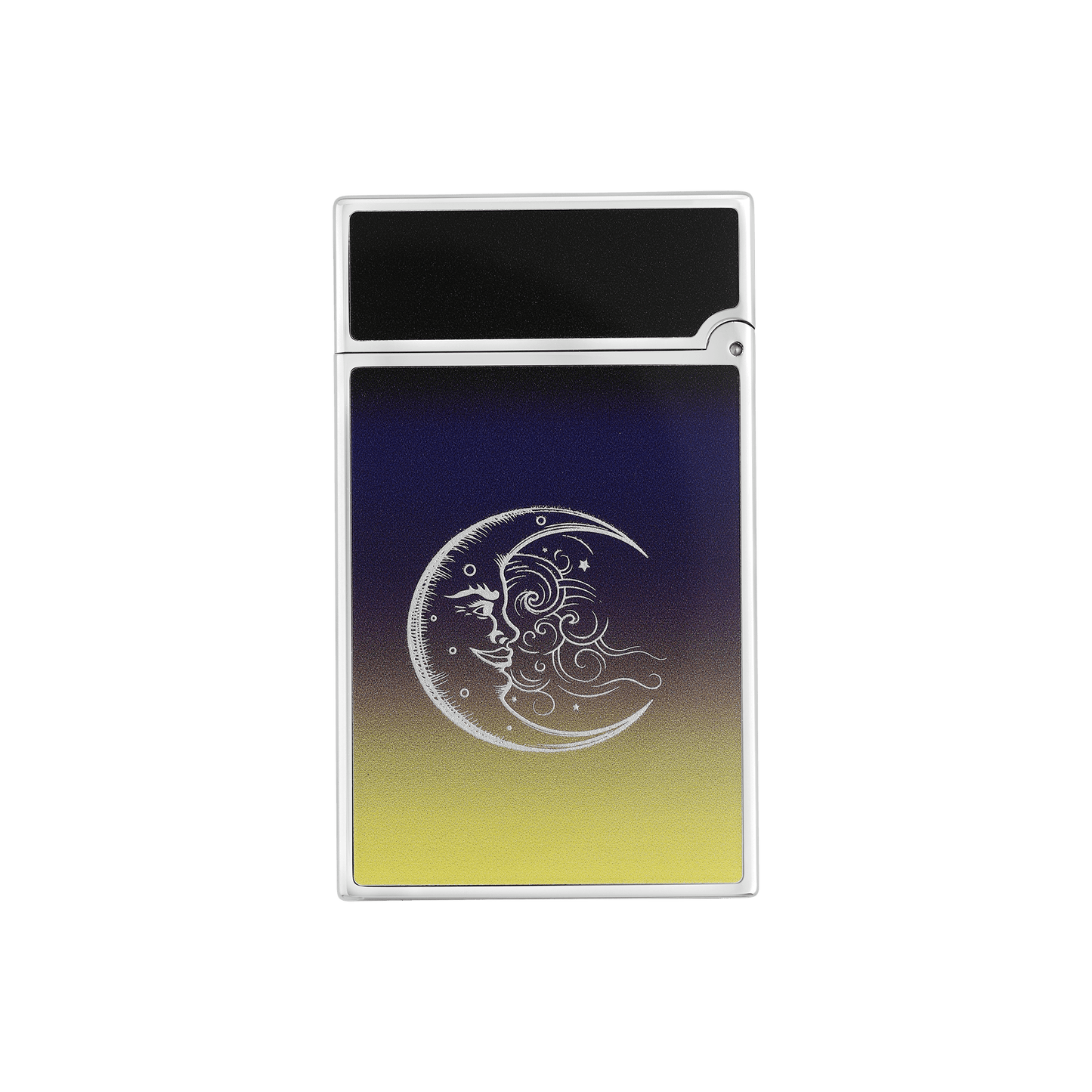 S.T. Dupont Lighter Ligne 2 La Nuit Palladium — angle view