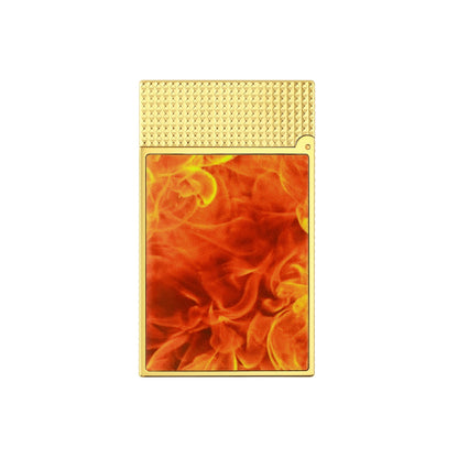 S.T. Dupont Ligne 2 lighter, 85th Anniversary, gold and phoenix lacquer