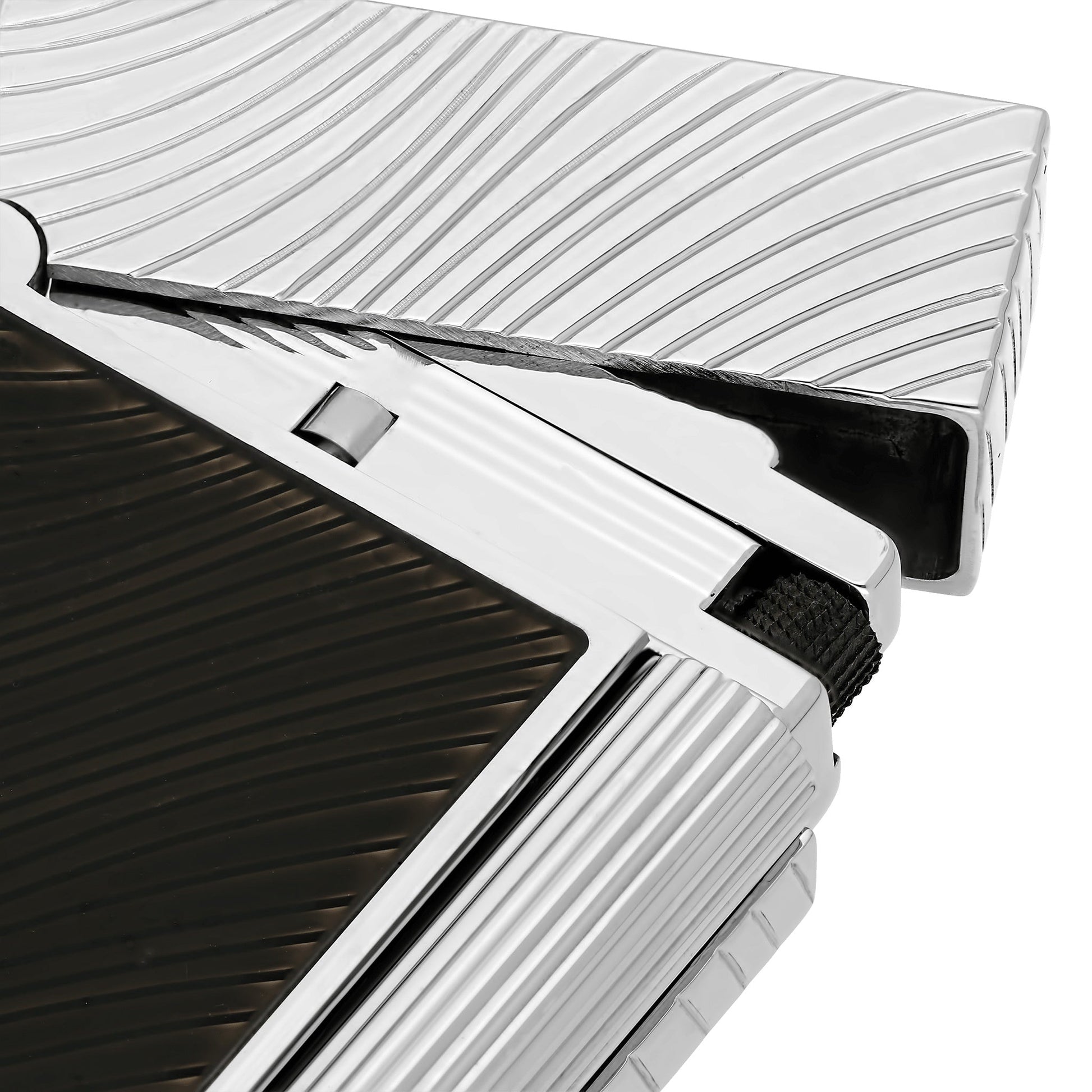S.T. Dupont Chinese New Year Horse - Ligne 2 Guilloche Sous Laque Noire Black Guilloche Under Lacquer Palladium — alternate view