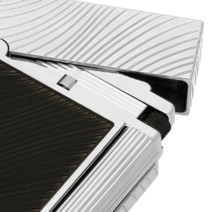 S.T. Dupont Chinese New Year Horse - Ligne 2 Guilloche Sous Laque Noire Black Guilloche Under Lacquer Palladium — alternate view