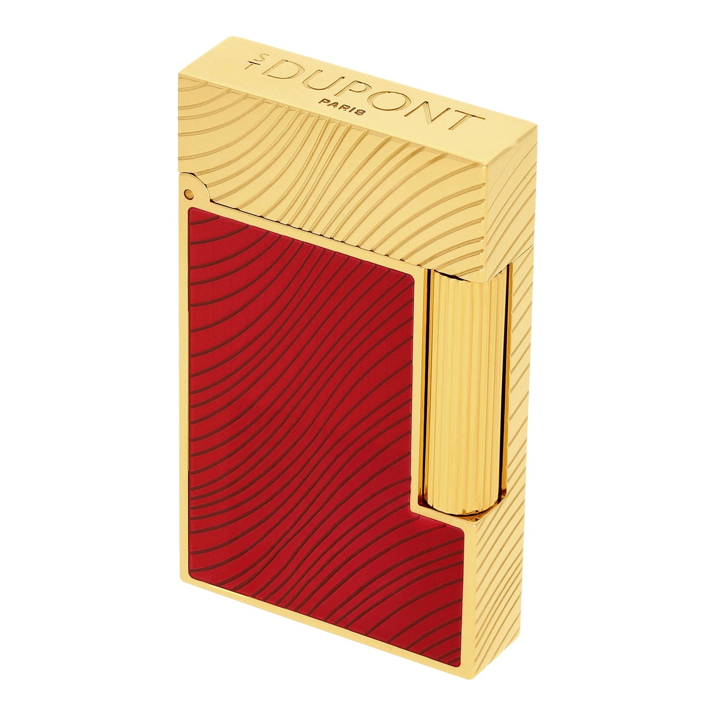 S.T. Dupont Horse Mane - Ligne 2 Lighter - Red / Gold — view 5