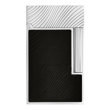S.T. Dupont Horse Mane - Ligne 2 Lighter - Black / Palladium