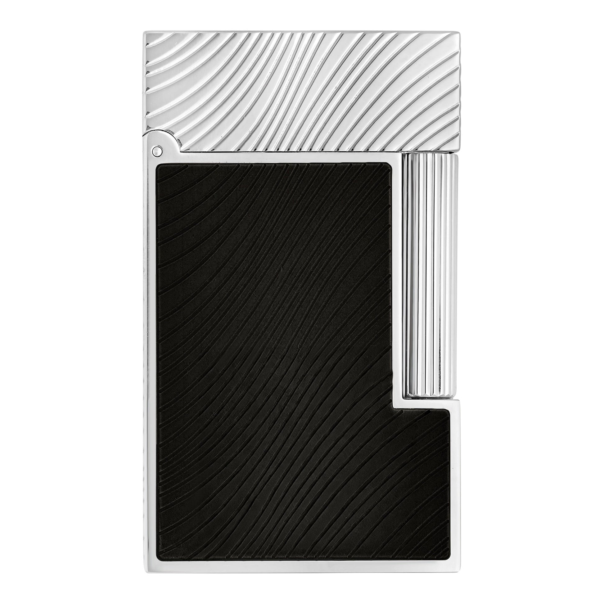 S.T. Dupont Horse Mane - Ligne 2 Lighter - Black / Palladium
