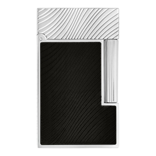 S.T. Dupont Horse Mane - Ligne 2 Lighter - Black / Palladium