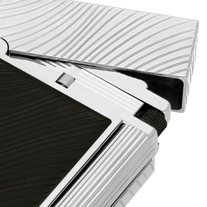 S.T. Dupont Horse Mane - Ligne 2 Lighter - Black / Palladium — alternate view