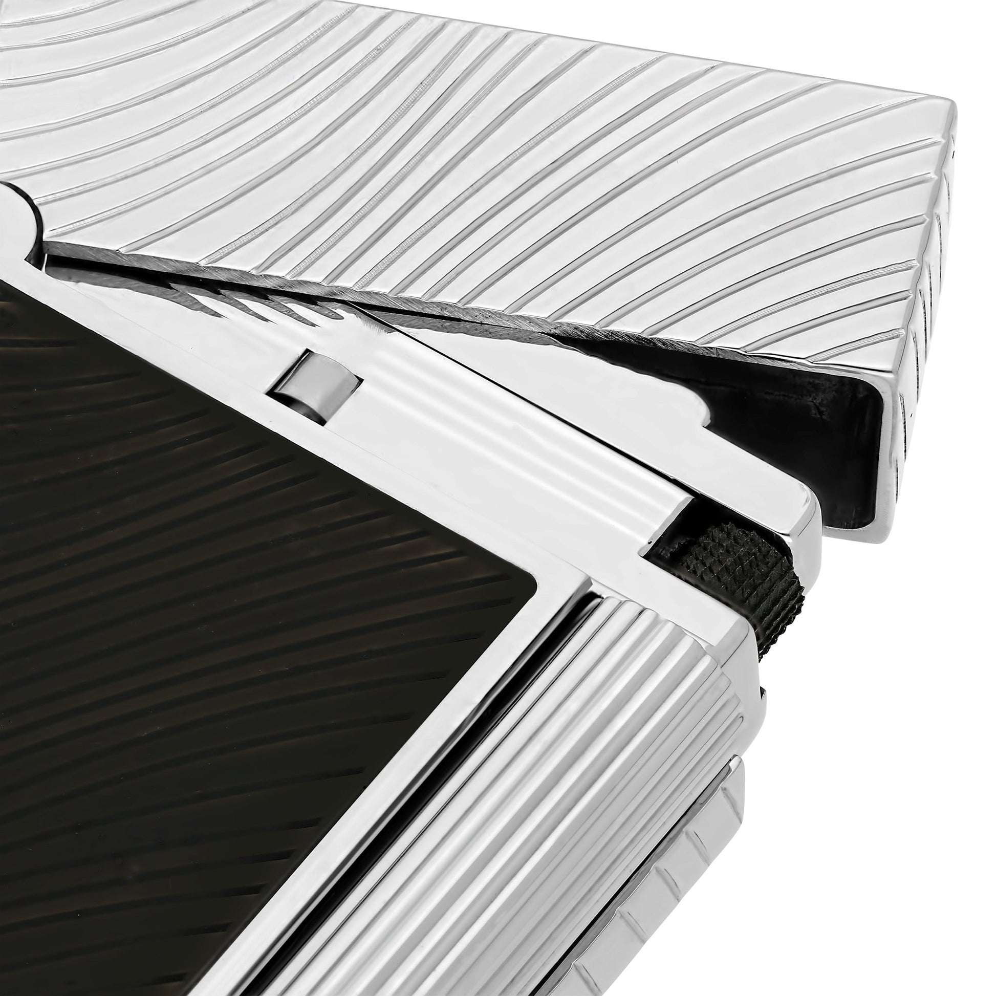 S.T. Dupont Horse Mane - Ligne 2 Lighter - Black / Palladium — alternate view