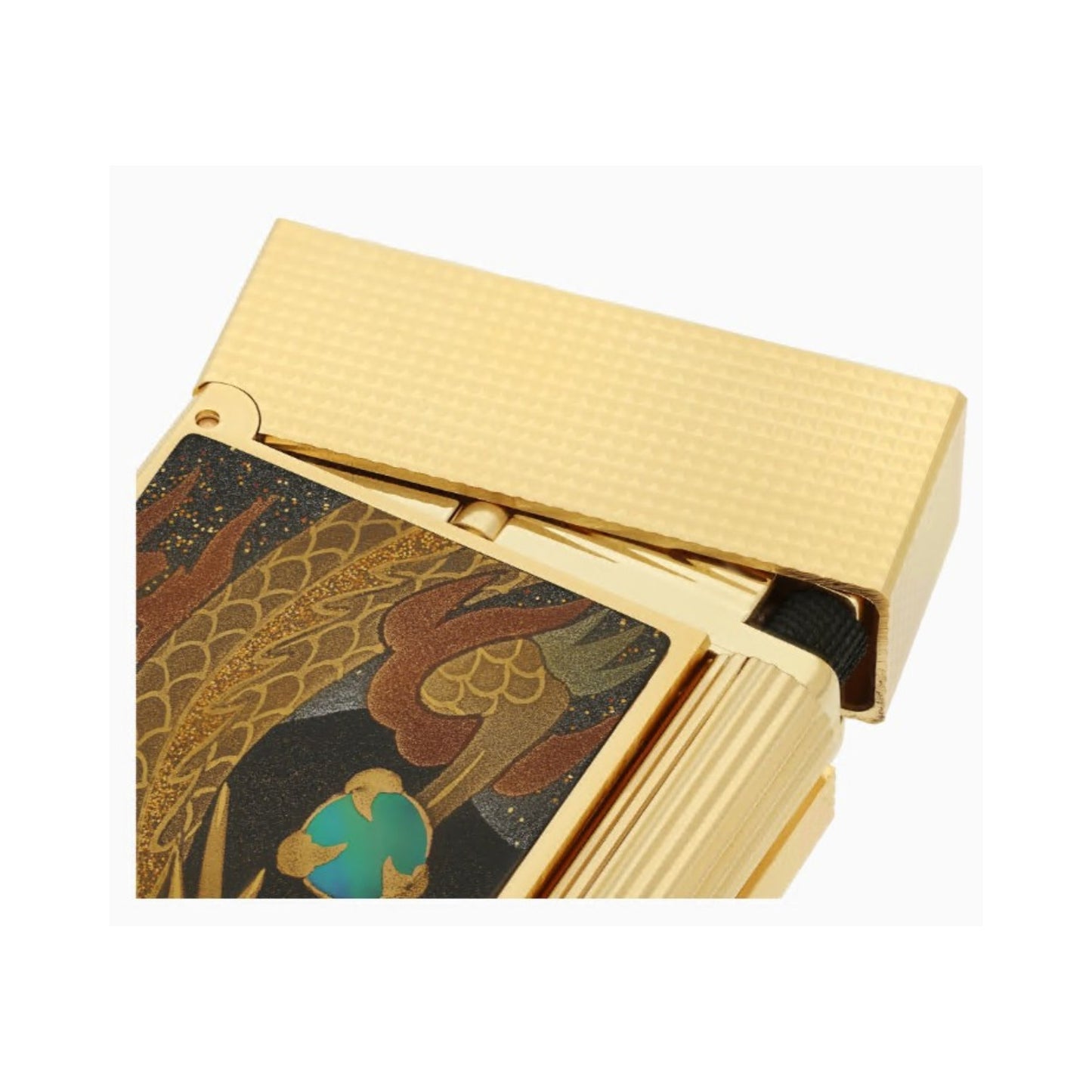 LIGNE 2 - LACQUERED LIGHTER MAKI-E BROWN DRAGON