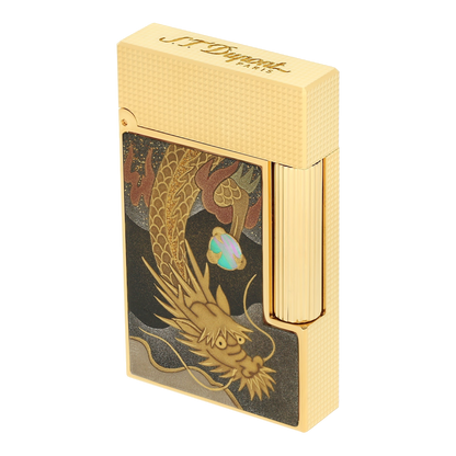 S.T. Dupont Ligne 2 - Lacquered Lighter Maki-E Brown Dragon — view 5