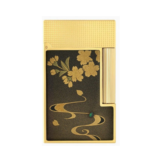 LIGNE 2 - LACQUERED LIGHTER MAKI-E BROWN RYUSUI SHUN