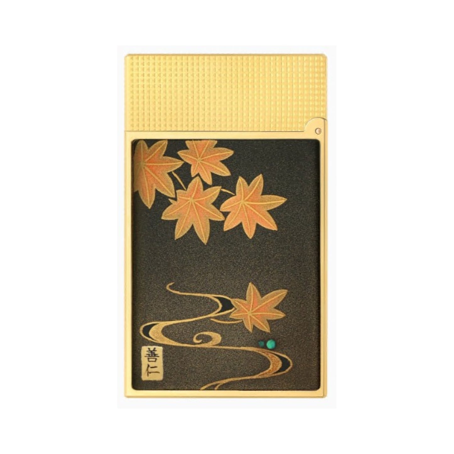 LIGNE 2 - LACQUERED LIGHTER MAKI-E BROWN RYUSUI SHUN