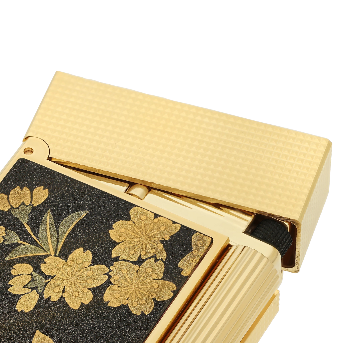 S.T. Dupont Ligne 2 - Lacquered Lighter Maki-E Brown Ryusui Shun — alternate view