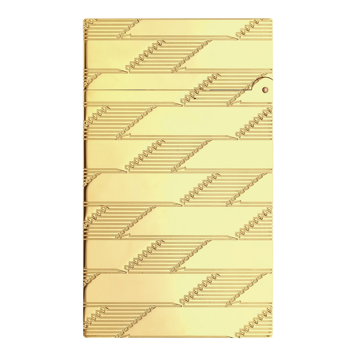 S.T. Dupont Ligne 2 - petit - guilloché Monogramme 1872 — vue de trois quarts