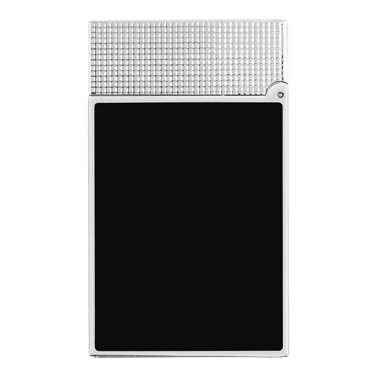 S.T. Dupont Ligne 2 - noir mat - platine — vue de trois quarts
